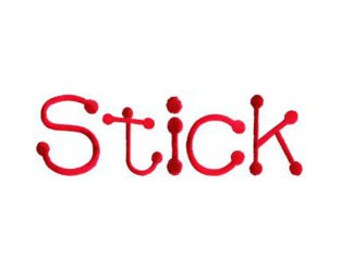 Stick Font - Machine Embroidery Font