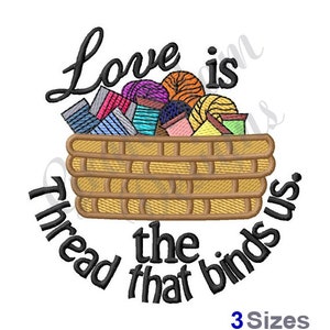 Thread Basket - Machine Embroidery Design, Embroidery Designs, Machine ...