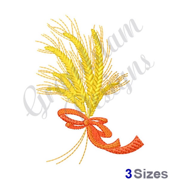 Wheat Stalks - Machine Embroidery Design