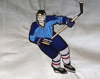 Hockey Player - Machine Embroidery Design, Embroidery Designs, Machine Embroidery, Embroidery Patterns, Embroidery Files, Instant Download