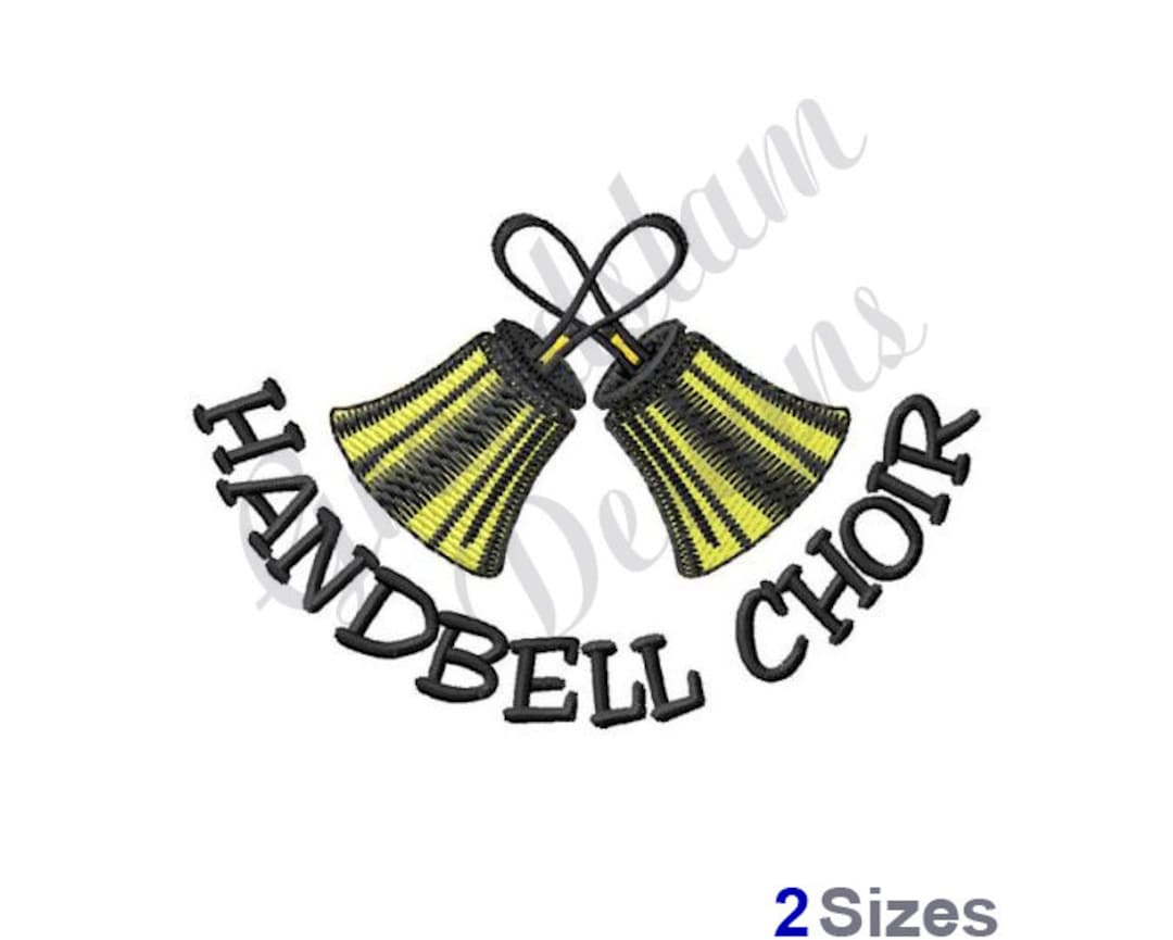 Handbell Choir Machine Embroidery Design Etsy