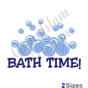 Bulles pour le bain - Motif de broderie Machine