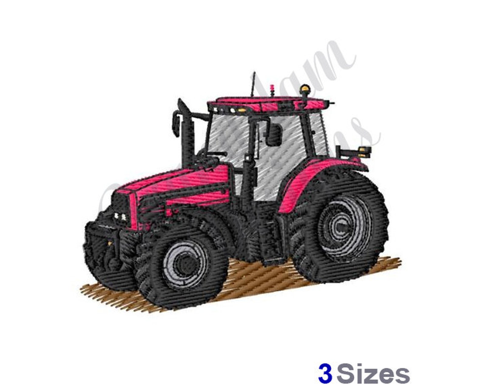 Red Tractor - Machine Embroidery Design, Embroidery Designs, Machine ...