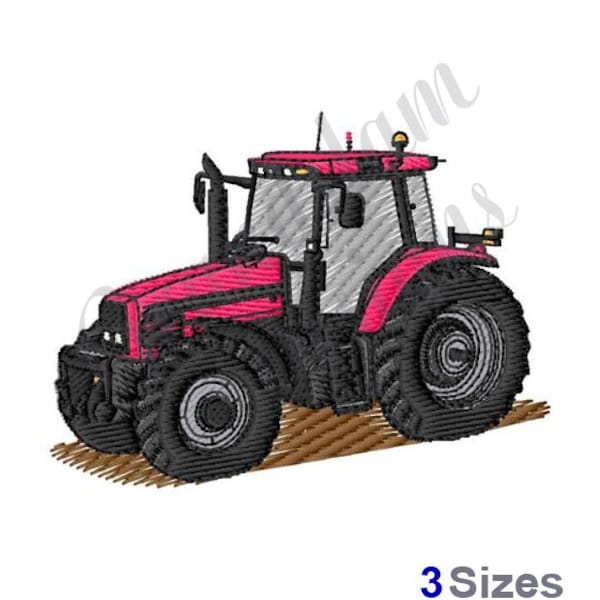 Red Tractor - Machine Embroidery Design, Embroidery Designs, Machine Embroidery, Embroidery Patterns, Embroidery Files, Instant Download