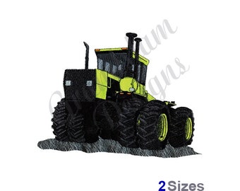 Trator Agrícola - Desenho para Bordado à Máquina, Desenhos de Bordado, Bordado à Máquina, Padrões de Bordado, Arquivos de Bordado, Download Instantâneo