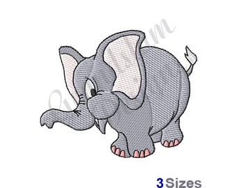 Baby Elephant - Machine Embroidery Design