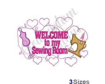 Sewing Room - Machine Embroidery Design, Embroidery Designs, Machine Embroidery, Embroidery Patterns, Embroidery Files, Instant Download