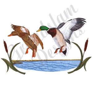Two Mallard Ducks Machine Embroidery Design, Embroidery Designs, Machine Embroidery, Embroidery Patterns, Embroidery Files, Instant Download