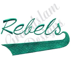 Rebels Banner -Machine Embroidery Design, Embroidery Designs, Machine Embroidery, Embroidery Patterns, Embroidery Files, Instant Download