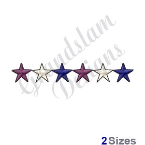 Stars Border - Machine Embroidery Design