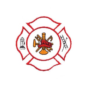 Firemen Logo - Machine Embroidery Design, Embroidery Designs, Machine Embroidery, Embroidery Patterns, Embroidery Files, Instant Download