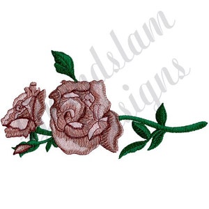 Pink Roses - Machine Embroidery Design