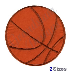 Applique Basketball - Machine Embroidery Design