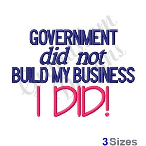 Build My Business Machine Embroidery Design, Embroidery Designs, Machine Embroidery, Embroidery Patterns, Embroidery Files, Instant Download