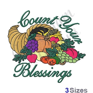 Cornucopia - Machine Embroidery Design