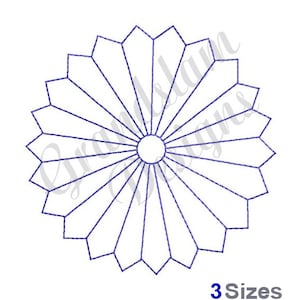 Burst Quilting Redwork - Maschinenstickerei, Stickmuster, Stickerei, Stickmuster, Stickdateien, Sofort Download