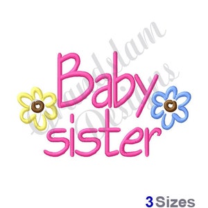 Baby Sister - Machine Embroidery Design