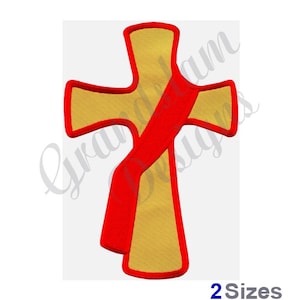 Applique Cross - Machine Embroidery Design, Embroidery Designs, Machine Embroidery, Embroidery Patterns, Embroidery Files, Instant Download