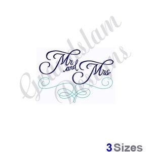 Mr & Mrs Wedding -Machine Embroidery Design, Embroidery Designs, Machine Embroidery, Embroidery Patterns, Embroidery Files, Instant Download