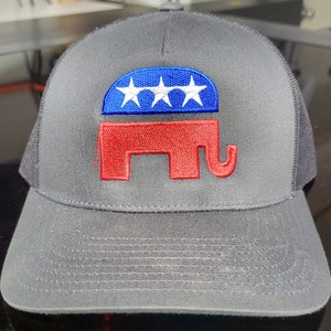 Republican Elephant - Machine Embroidery Design, Embroidery Designs, Embroidery, Embroidery Patterns, Embroidery Files, Instant Download