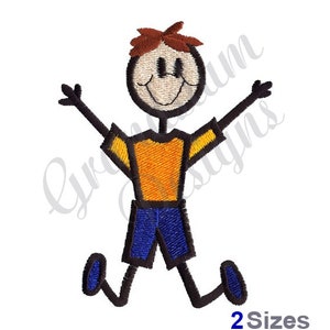 Stick Boy - Machine Embroidery Design