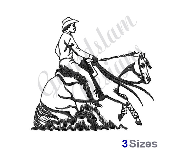 Reining Horse Silhouette
