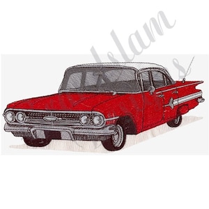 Classic Car - Machine Embroidery Design, Embroidery Designs, Machine Embroidery, Embroidery Patterns, Embroidery Files, Instant Download