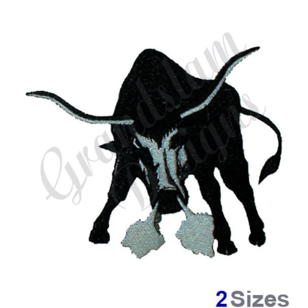 Longhorns Bull - Machine Embroidery Design, Embroidery Designs, Machine Embroidery, Embroidery Patterns, Embroidery Files, Instant Download