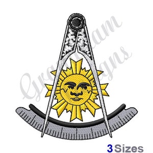 Past Master Mason - Machine Embroidery Design
