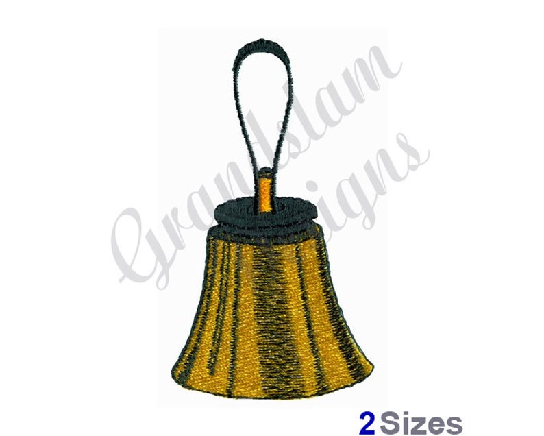 Handbell Machine Embroidery Design Etsy