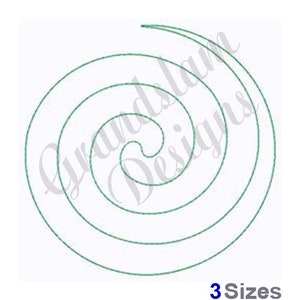 Big Spiral Quilt Machine Embroidery Design, Embroidery Designs, Machine Embroidery, Embroidery Patterns, Embroidery Files, Instant Download image 1