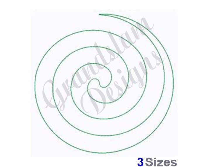 Big Spiral Quilt  Machine Embroidery Design, Embroidery Designs, Machine Embroidery, Embroidery Patterns, Embroidery Files, Instant Download