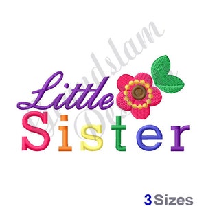 Little Sister - Machine Embroidery Design, Embroidery Designs, Machine Embroidery, Embroidery Patterns, Embroidery Files, Instant Download
