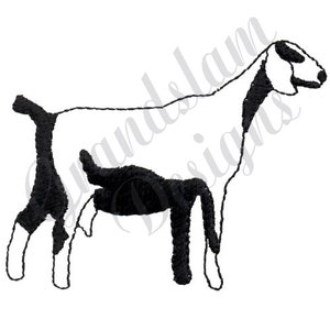 Goat Outline - Machine Embroidery Design, Embroidery Designs, Machine Embroidery, Embroidery Patterns, Embroidery Files, Instant Download