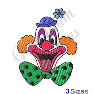 Clown Face - Machine Embroidery Design