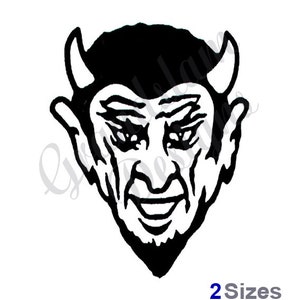 Devil Outline - Machine Embroidery Design