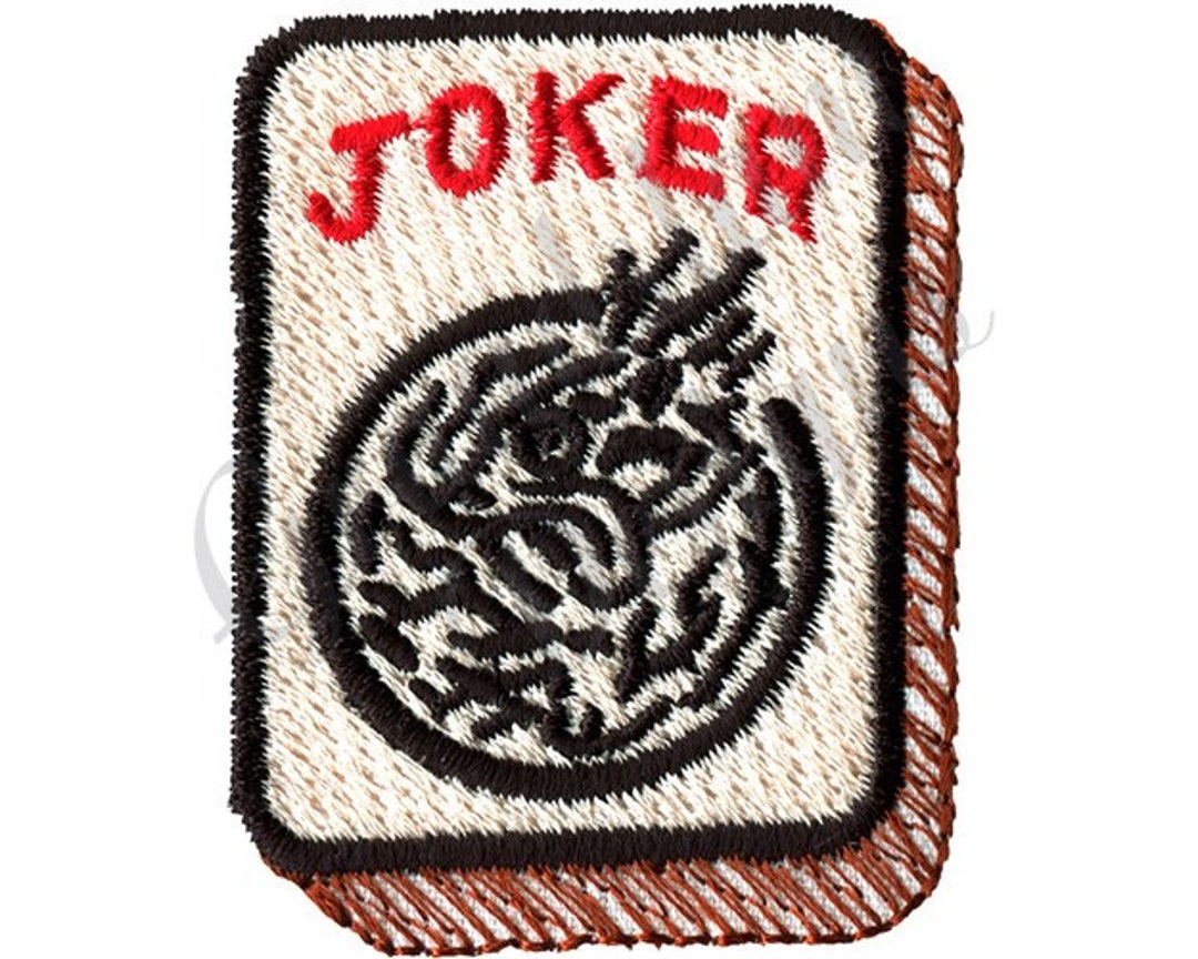 Mahjong Joker Tile - Machine Embroidery Design - Etsy