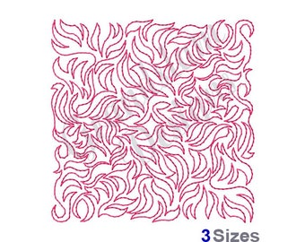 Flames Quilt Block - Machine Embroidery Design, Embroidery Designs, Embroidery, Embroidery Patterns, Embroidery Files, Instant Download