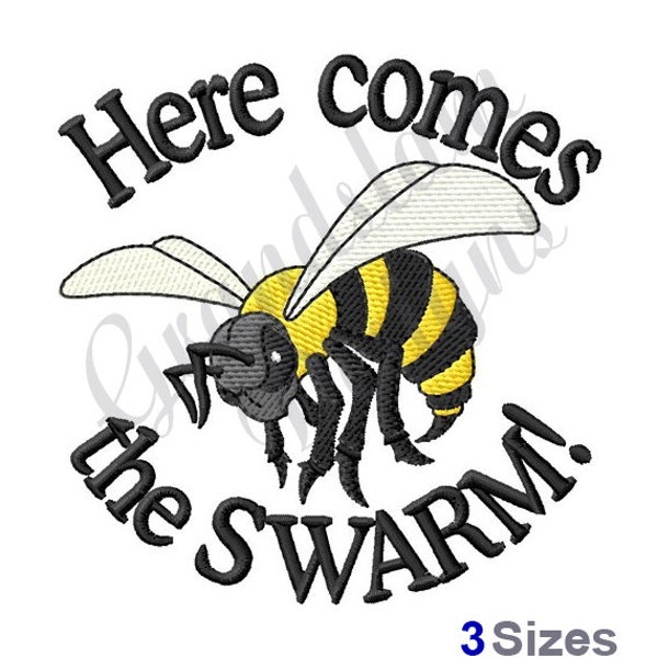 Yellow Jacket Embroidery Design Etsy