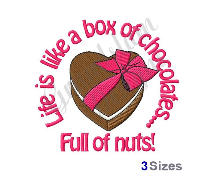 Full of Nuts Machine Embroidery Design Embroidery Designs Etsy