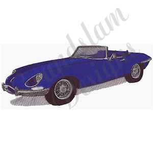 Classic Convertible - Machine Embroidery Design