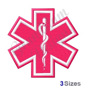 Star Of Life - Machine Embroidery Design, Embroidery Designs, Machine Embroidery, Embroidery Patterns, Embroidery Files, Instant Download