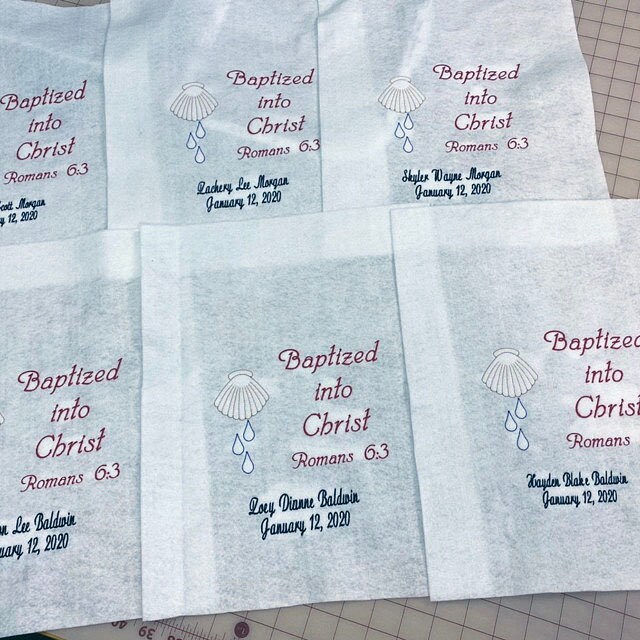 Baptism Shell Holy Water Redwork - Machine Embroidery Design ...