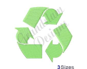 Recycle Symbol - Machine Embroidery Design