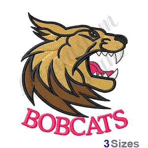 Bobcats Mascot - Machine Embroidery Design