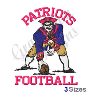Patriots Football - Machine Embroidery Design