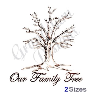 Our Family Tree - Machine Embroidery Design