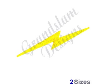 Lightning Bolt - Machine Embroidery Design