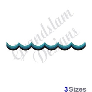 Wave - Machine Embroidery Design