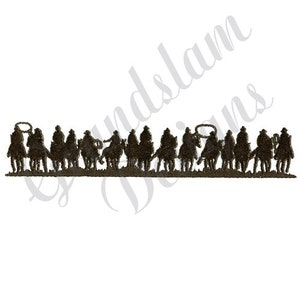 Horses Silhouette Machine Embroidery Design, Embroidery Designs, Machine Embroidery, Embroidery Patterns, Embroidery Files, Instant Download